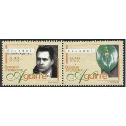 Ecuador 1667/68 2002 Dr. Sergio Aguirre Bosque protector Flora MNH Ecuador 1667/68 2002 Dr. Sergio Aguirre Bosque protector Flora MNH