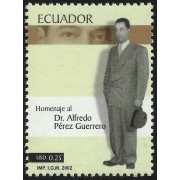 Ecuador 1678 2002 Homenaje al Dr. Alfredo Pérez Guerrero MNH