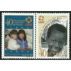 Ecuador 1679/80 2002 CARE 40 años apoyando el Desarrollo MNH Ecuador 1679/80 2002 CARE 40 años apoyando el Desarrollo MNH