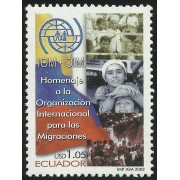 Ecuador 1692 2002 OIM Organización Internacional Migraciones MNH 