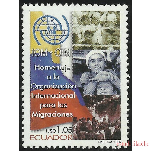 Ecuador 1692 2002 OIM Organización Internacional Migraciones MNH 