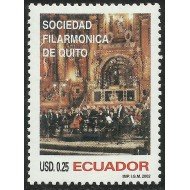 Ecuador 1693 2002 Sociedad Filarmónica de Quito Música Music MNH