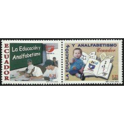 Ecuador 1694/95 2002 UPAEP La educación y Analfabetismo MNH Ecuador 1694/95 2002 UPAEP La educación y Analfabetismo MNH