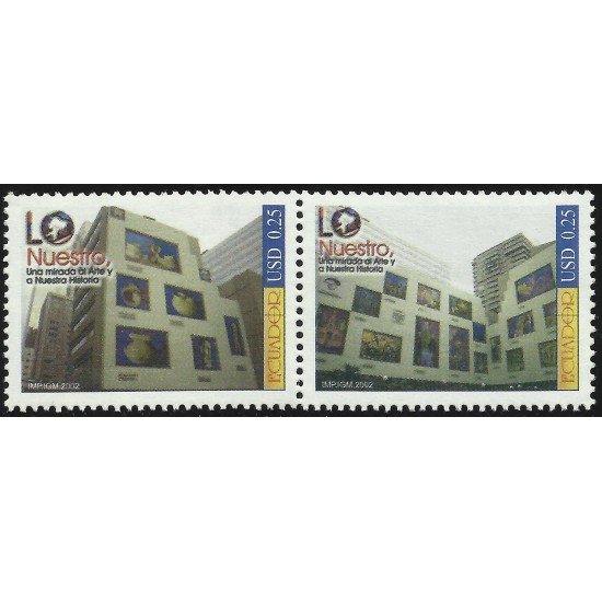 Ecuador 1697/98 2002 Lo Nuestro Una mirada de artea nuestra historia MNH