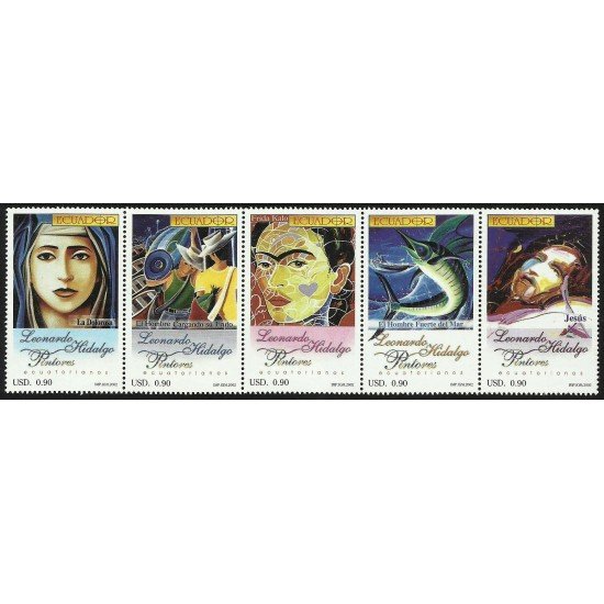 Ecuador 1699/03 2002 Pintores Ecuatorianos Painting MNH