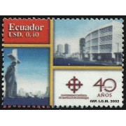 Ecuador 1704 2002 40 Aniversario Universidad Católica SAntiago de Guayaquil MNH 