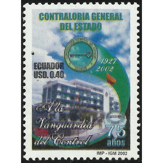 Ecuador 1705 2002 Contraloría General del Estado MNH Ecuador 1705 2002 Contraloría General del Estado MNH