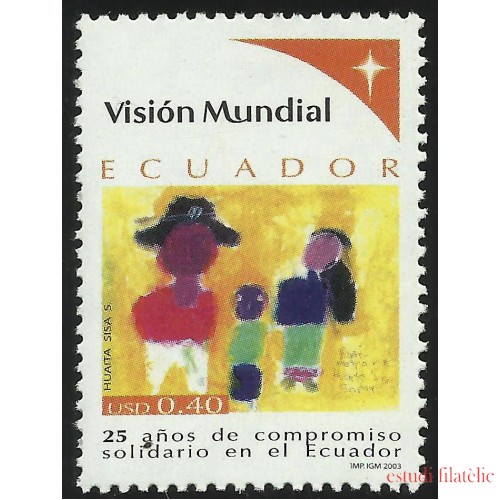 Ecuador 1709 2003 25 Años Compromiso Solidario MNH  