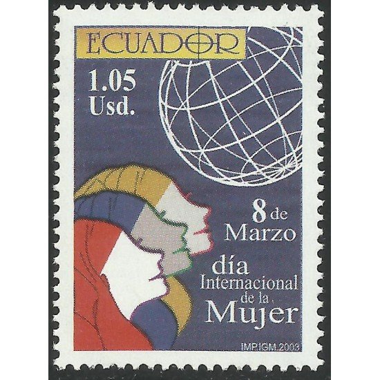 Ecuador 1721 2003 8 de Marzo Día de la Mujer MNH