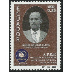 Ecuador 1722 2003 APDP Blasco Moscoso Cuesta Periodistas deportivos MNH Ecuador 1722 2003 APDP Blasco Moscoso Cuesta Periodistas deportivos MNH