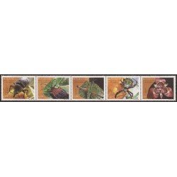 Ecuador 1724/28 2003 Fauna insectos Curculionidae Lycidae MNH Ecuador 1724/28 2003 Fauna insectos Curculionidae Lycidae MNH
