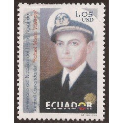 Ecuador 1786 2004 Centº Nacimiento Héroe Naval Rafael Moran Valverde Military MNH Ecuador 1786 2004 Centº Nacimiento Héroe Naval Rafael Moran Valverde Military MNH