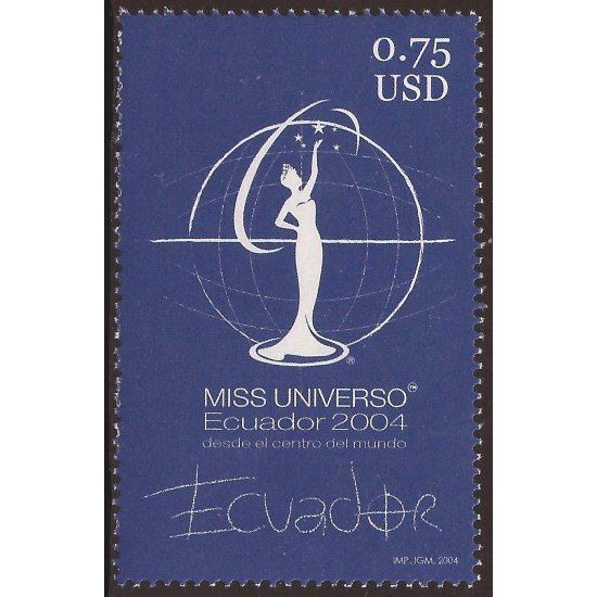 Ecuador 1790 2004 Miss Universo MNH Ecuador 1790 2004 Miss Universo MNH