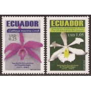 Ecuador 1803/04 2004 30 Aniv. asociación Ecuatoriana de Orquideología Orquídea  