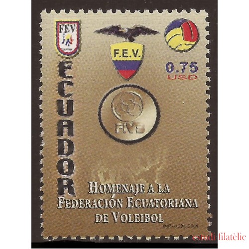 Ecuador 1810 2004 Federación Ecuatoriana de Voleibol MNH