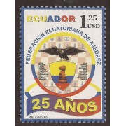 Ecuador 1819 2005 25 Aniv. Federación Ecuatoriana Ajedrez Chess M