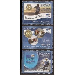 Ecuador 1831/33 2005 Centenario Rotary Chimborazo Cotopaxi Shisha Pangma MNH Ecuador 1831/33 2005 Centenario Rotary Chimborazo Cotopaxi Shisha Pangma MNH