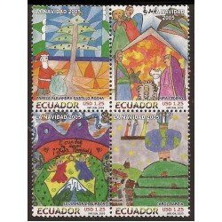 Ecuador 1863/66 2005 Navidad Christmas Papa Noel Fauna MNH Ecuador 1863/66 2005 Navidad Christmas Papa Noel Fauna MNH