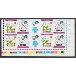 México 1400/01 1991 BL.4 América UPAEP Descubrimiento MNH México 1400/01 1991 BL.4 América UPAEP Descubrimiento MNH
