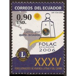 Ecuador 1897 2006 35 Fórum Lions Club América Latina y Caribe en Quito MNH Ecuador 1897 2006 35 Fórum Lions Club América Latina y Caribe en Quito MNH