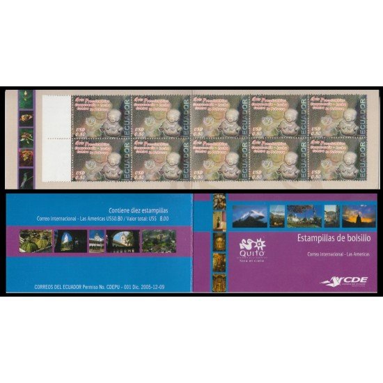 Ecuador C 1904 (III) 2006 UPAEP Carnet Quito Patrimonio Mundial Ecuador C 1904 (III) 2006 UPAEP Carnet Quito Patrimonio Mundial