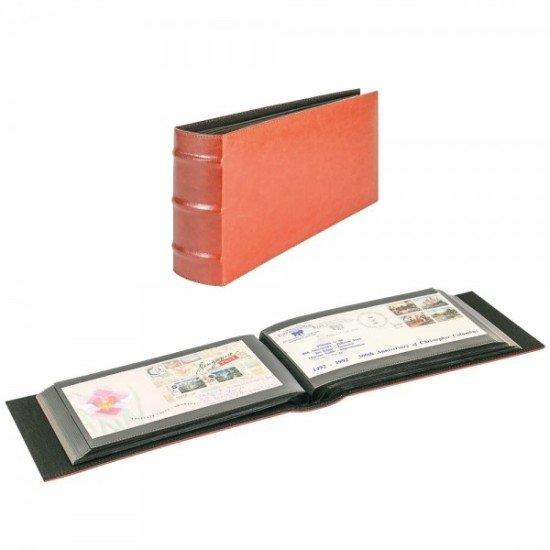 Lindner 812L-R FIRMO L Álbum universal para 108 documentos extra largos, rojo Lindner 812L-R FIRMO L Álbum universal para 108 documentos extra largos, rojo