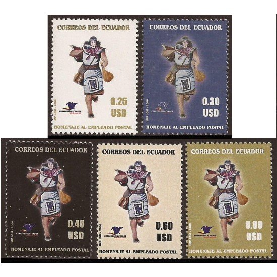Ecuador 1921/25 2006 Homenaje al empleado postal MNH
