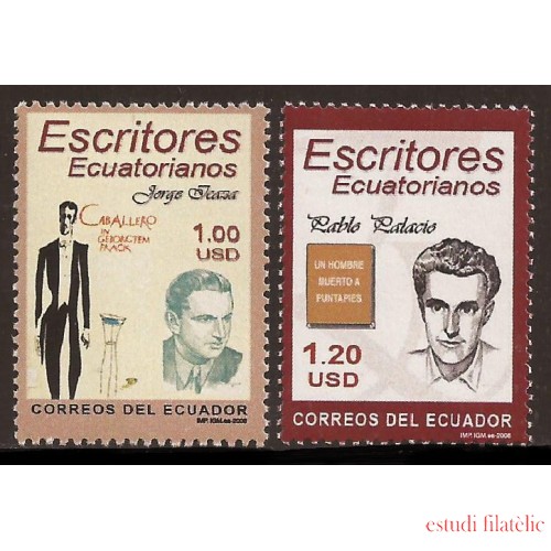 Ecuador 1935/36 2006 Literatura Pablo Palacio Jorge Icaza MNH 