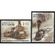 Ecuador 1962/63 2006 Mancomunidad de Servicios Ferroviarios Tren Train MNH 