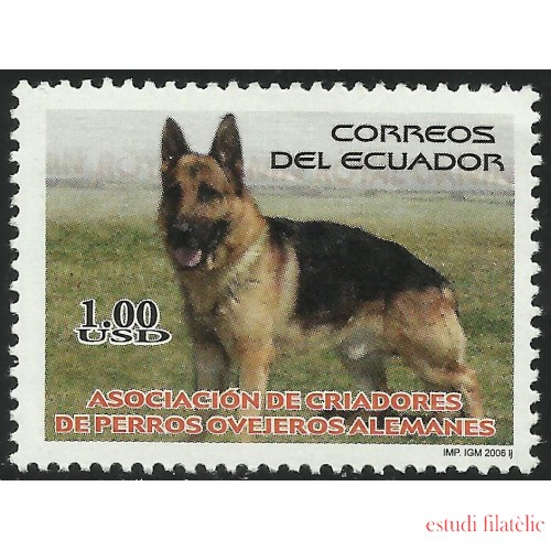 Ecuador 1978 2006 Asociación de Perros Ovejeros Alemanes Dog MNH 