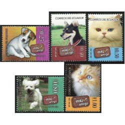 Ecuador 1993/97 2006 Fauna Perro Dog Gato Chien cat MNH Ecuador 1993/97 2006 Fauna Perro Dog Gato Chien cat MNH
