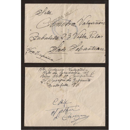 <div><strong>España Carta Granada San Sebastián Franquicia Comandancia</strong></div> <div><strong>España Carta Granada San Sebastián Franquicia Comandancia</strong></div>