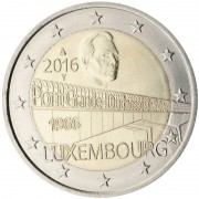 Luxemburgo 2016 2 € euros conmemorativos Puente de Carlota de Luxemburgo 