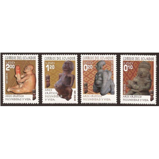 Ecuador 2006/09 2006 Cerámica arte erótico Fecundidad y vida MNH
