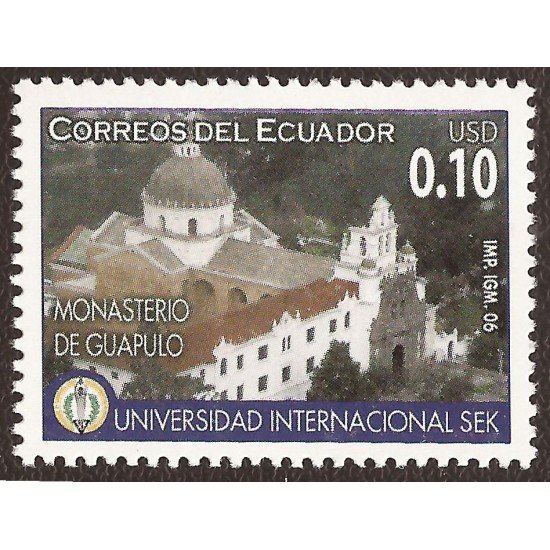 Ecuador 2034 2007 Universidad Internacional SEK Monasterio de Guapulo MNH Ecuador 2034 2007 Universidad Internacional SEK Monasterio de Guapulo MNH