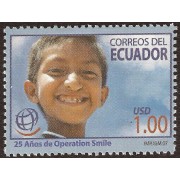Ecuador 2082 2007 25 años de la Operación Smile Sonrisa MNH 