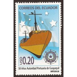 Ecuador 2085 2008 50 Años Ciudad POrtuaria Guayaquil MNH Ecuador 2085 2008 50 Años Ciudad POrtuaria Guayaquil MNH