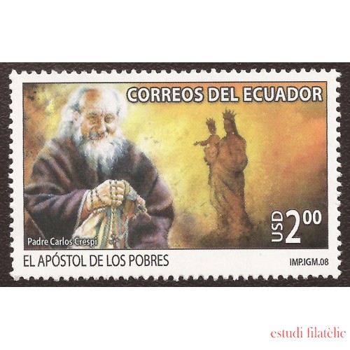 Ecuador 2090 2008 Padre Carlos Crespi El Apóstol de los Pobres Religion MNH 
