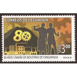 Ecuador 2091 2008 80 Aniversario Cámara Industria de Tungurahua MNH Ecuador 2091 2008 80 Aniversario Cámara Industria de Tungurahua MNH