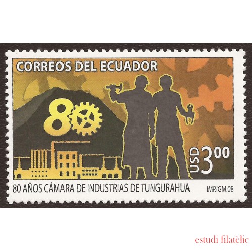Ecuador 2091 2008 80 Aniversario Cámara Industria de Tungurahua MNH 
