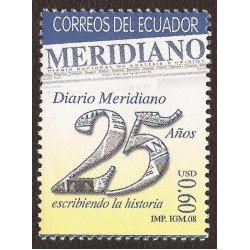Ecuador 2103 2008 25 Años Diario Meridiano MNH Ecuador 2103 2008 25 Años Diario Meridiano MNH