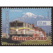 Ecuador 2136 2009 Serie Corriente Chimborazo Tren Train MNH 