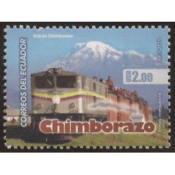 Ecuador 2136 2009 Serie Corriente Chimborazo Tren Train MNH Ecuador 2136 2009 Serie Corriente Chimborazo Tren Train MNH