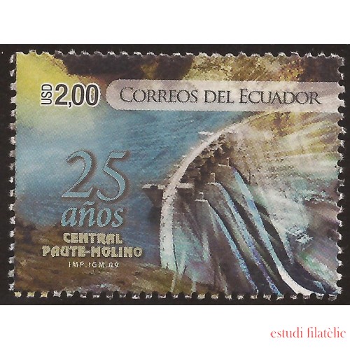 Ecuador 2144 2009 25 Años Central Hidroeléctrica Paute - Molino MNH 