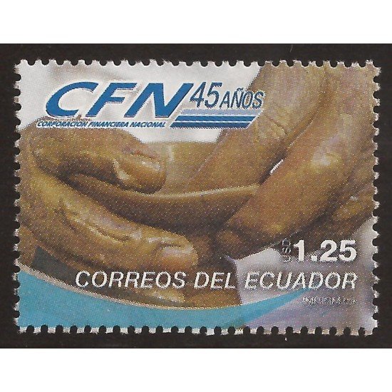 Ecuador 2145 2009 45 Años CFN Corporación Financiera Nacional MNH Ecuador 2145 2009 45 Años CFN Corporación Financiera Nacional MNH