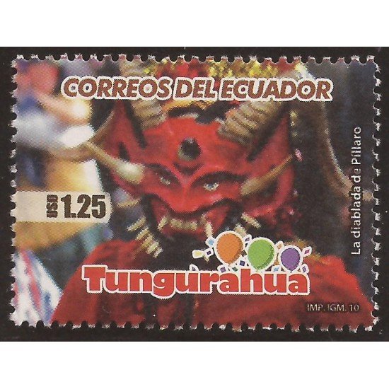 Ecuador 2196 2010 Provincia de Tungurahua La diablada de Pillaro MNH Ecuador 2196 2010 Provincia de Tungurahua La diablada de Pillaro MNH
