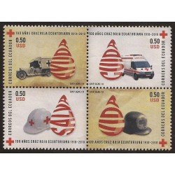 Ecuador 2198/01 2010 100 Años Cruz Roja Red Cross Ecuatoriana MNH Ecuador 2198/01 2010 100 Años Cruz Roja Red Cross Ecuatoriana MNH