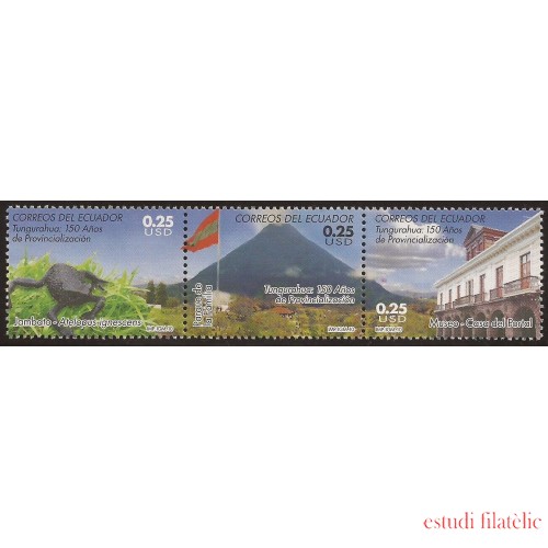 Ecuador 2224/26 2010 Tungurahua 150 Años de la Provincilización 