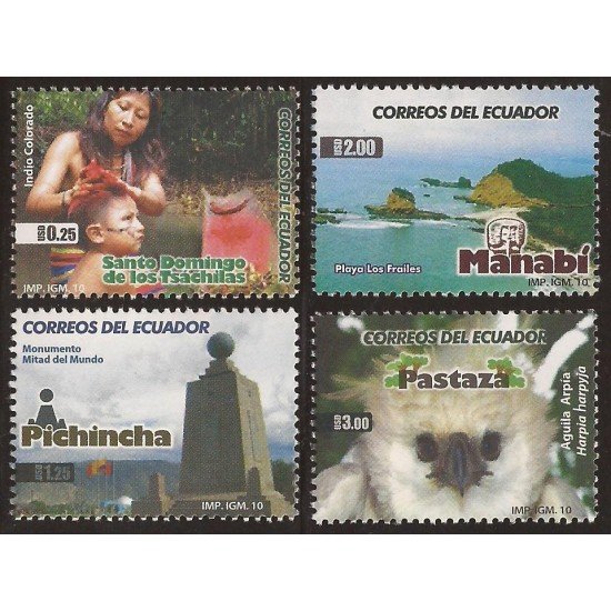 Ecuador 2253/56 2010 Provincias Pastaza Manbí Pichincha Santo Domingo Tsáchilas Ecuador 2253/56 2010 Provincias Pastaza Manbí Pichincha Santo Domingo Tsáchilas