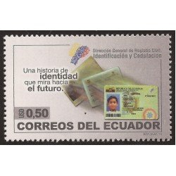 Ecuador 2258 2010 Identificación y Cedulación MNH Ecuador 2258 2010 Identificación y Cedulación MNH
